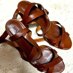 Burberry leather heel